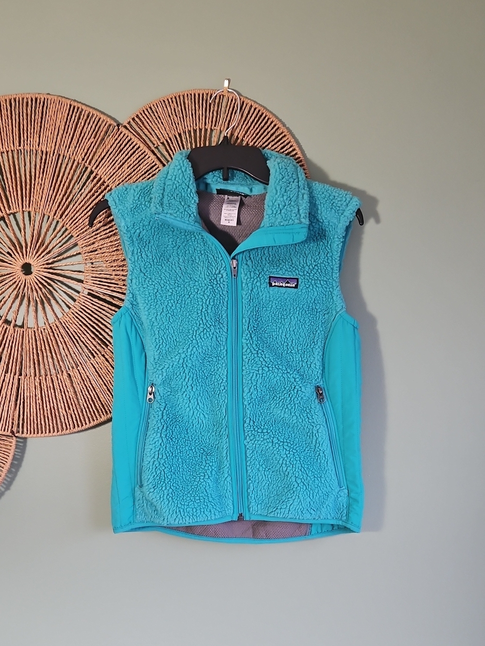 Patagonia Green Retro X Fleece Zip-Up Vest
